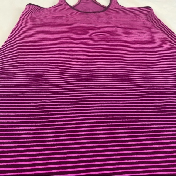 🎈LULULEMON Cool  Racerback Tank
Hyper Stripe Raspberry Glo Pink Plum - Picture 5 of 5